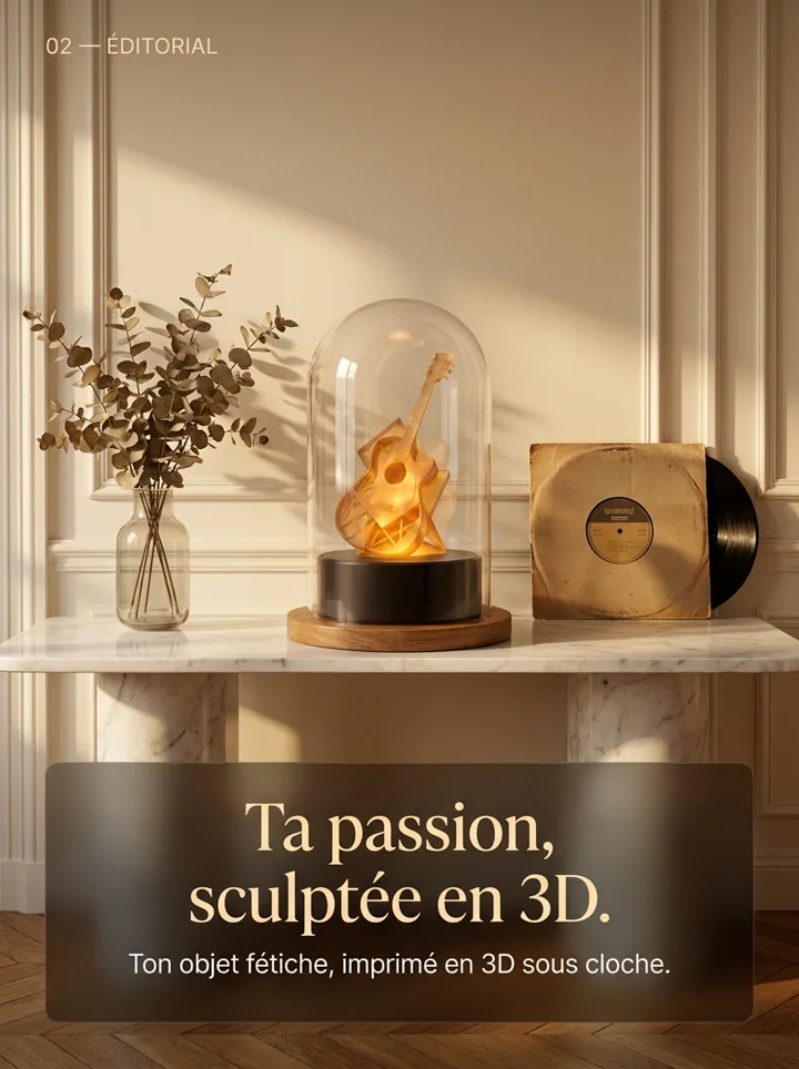 Basecraft · Carrousel : sculpture 3D